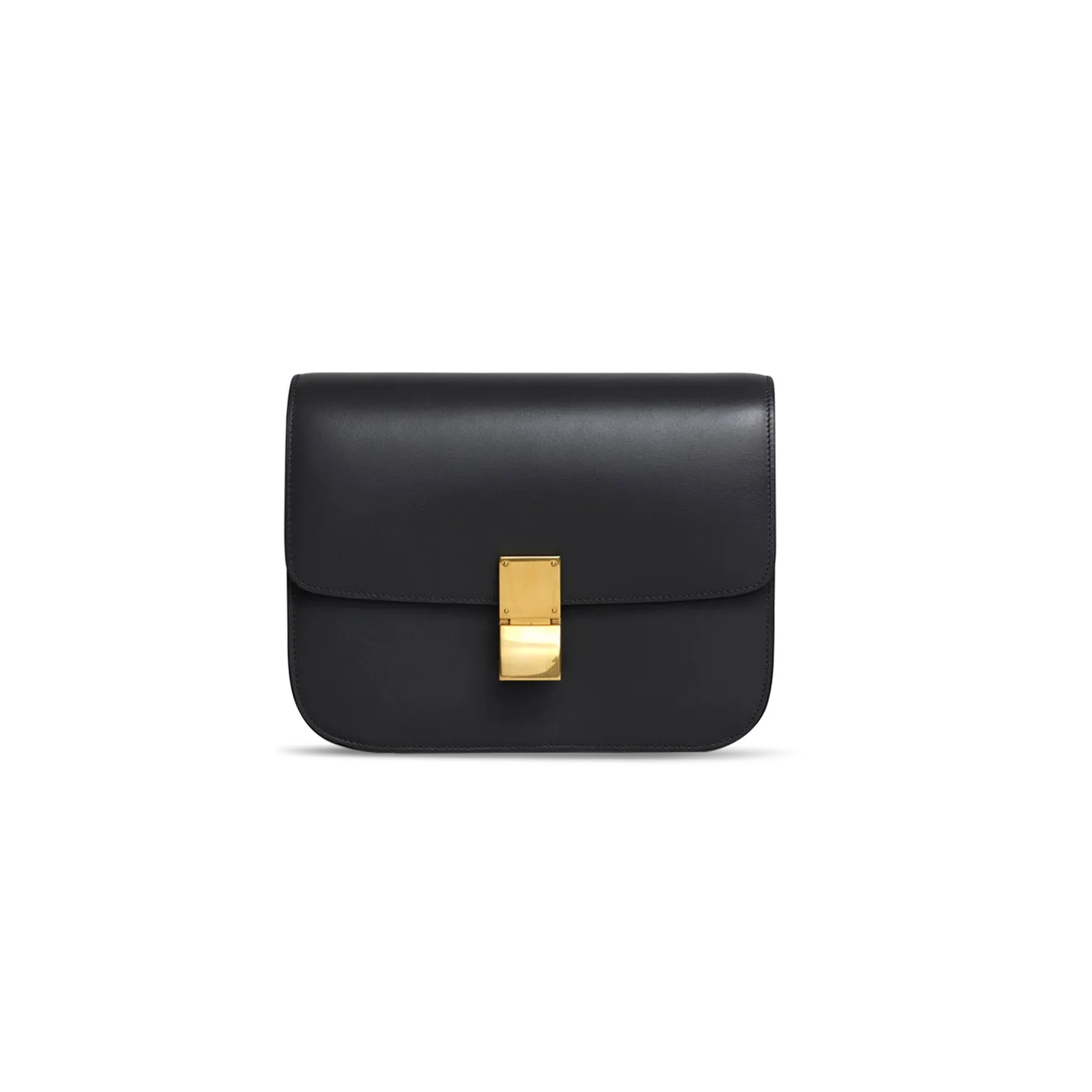 CELINE MEDIUM SHOULDER BAG IN TEEN CLASSIC POLISHING CALFSKIN 164173DLS.38NO (24*18*7cm)
